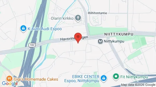 Apartments for rent i Espoo - kort over placeringen