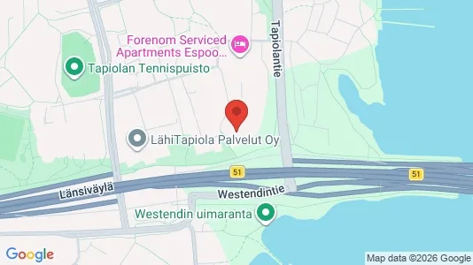 Apartments for rent i Espoo - kort over placeringen