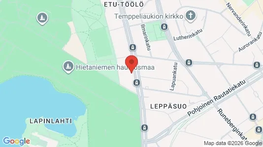 Apartments for rent i Helsinki Eteläinen - kort over placeringen