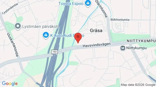 Apartments for rent i Espoo - kort over placeringen