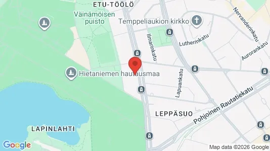 Apartments for rent i Helsinki Eteläinen - kort over placeringen