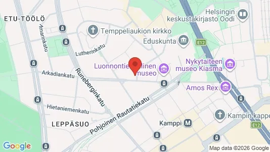 Apartments for rent i Helsinki Eteläinen - kort over placeringen