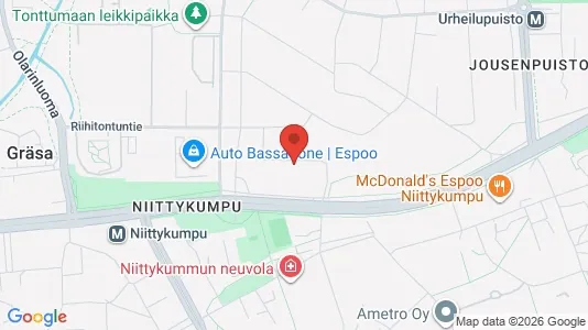 Apartments for rent i Espoo - kort over placeringen