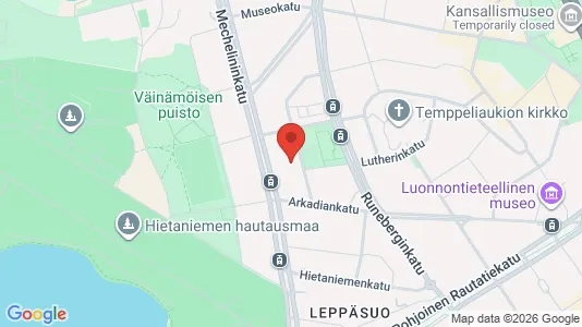 Apartments for rent i Helsinki Eteläinen - kort over placeringen