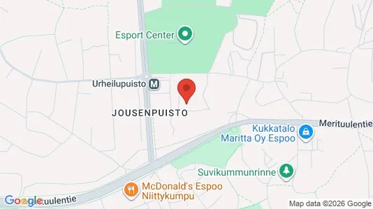 Apartments for rent i Espoo - kort over placeringen