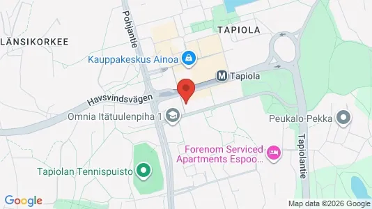 Apartments for rent i Espoo - kort over placeringen