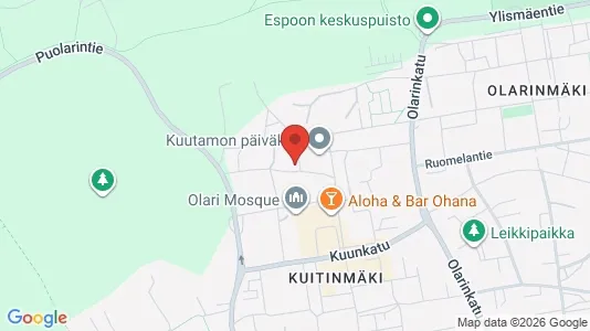 Apartments for rent i Espoo - kort over placeringen