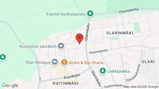 Apartments for rent i Espoo - kort over placeringen