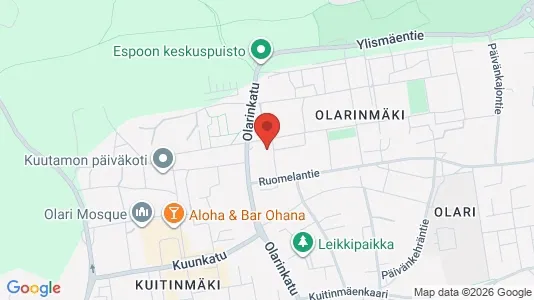 Apartments for rent i Espoo - kort over placeringen