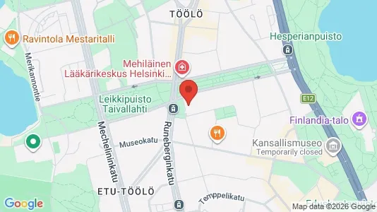 Apartments for rent i Helsinki Eteläinen - kort over placeringen
