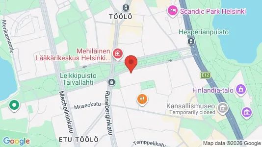 Apartments for rent i Helsinki Eteläinen - kort over placeringen