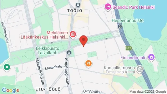 Apartments for rent i Helsinki Eteläinen - kort over placeringen