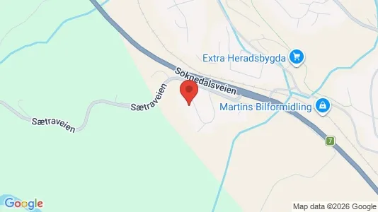 Rooms for rent i Ringerike - kort over placeringen