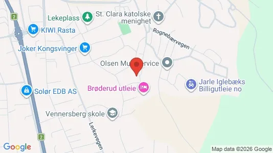 Apartments for rent i Kongsvinger - kort over placeringen