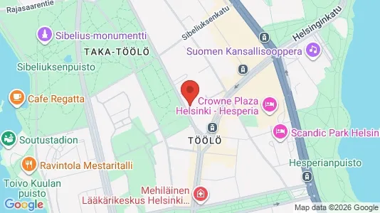 Apartments for rent i Helsinki Eteläinen - kort over placeringen