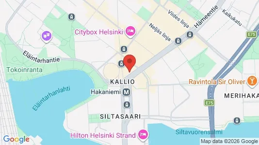 Apartments for rent i Helsinki Keskinen - kort over placeringen