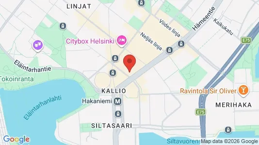Apartments for rent i Helsinki Keskinen - kort over placeringen