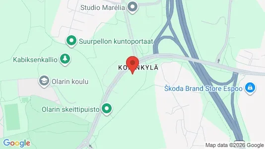 Apartments for rent i Espoo - kort over placeringen