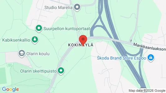 Apartments for rent i Espoo - kort over placeringen
