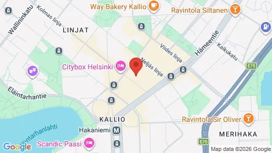 Apartments for rent i Helsinki Keskinen - kort over placeringen