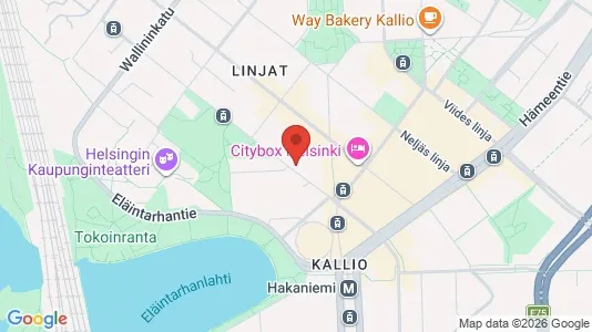 Apartments for rent i Helsinki Keskinen - kort over placeringen