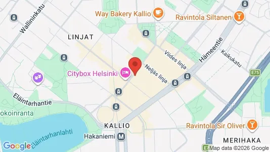 Apartments for rent i Helsinki Keskinen - kort over placeringen