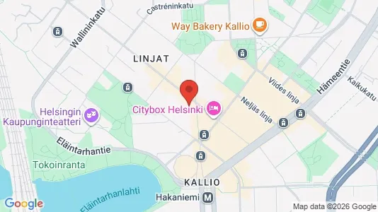 Apartments for rent i Helsinki Keskinen - kort over placeringen