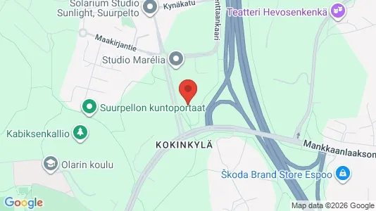 Apartments for rent i Espoo - kort over placeringen