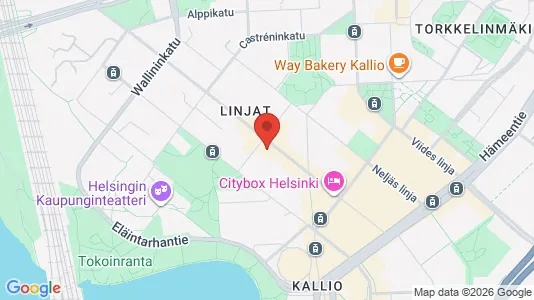 Apartments for rent i Helsinki Keskinen - kort over placeringen