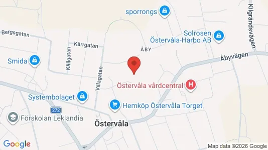 Apartments for rent i Heby - kort over placeringen