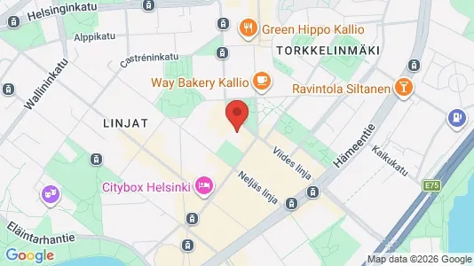 Apartments for rent i Helsinki Keskinen - kort over placeringen