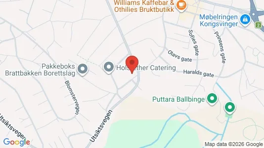 Rooms for rent i Kongsvinger - kort over placeringen