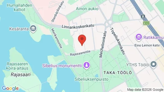 Apartments for rent i Helsinki Eteläinen - kort over placeringen