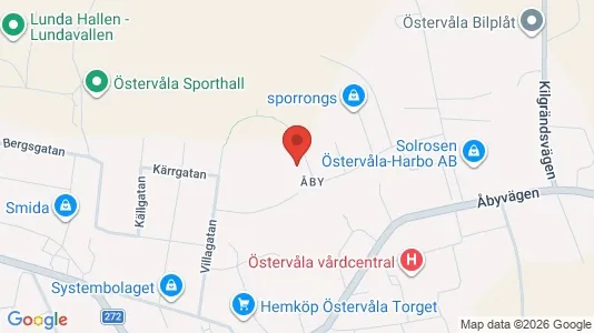 Apartments for rent i Heby - kort over placeringen