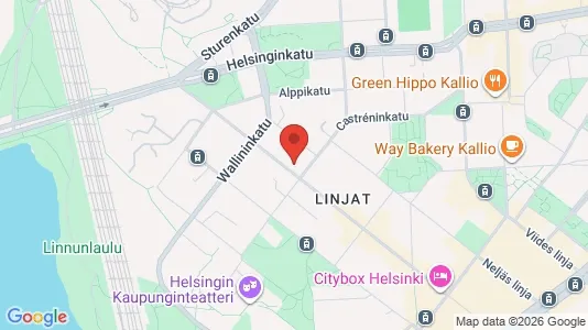 Apartments for rent i Helsinki Keskinen - kort over placeringen