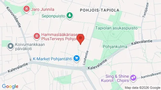 Apartments for rent i Espoo - kort over placeringen