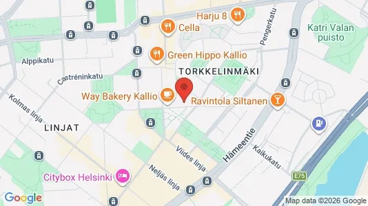 Apartments for rent i Helsinki Keskinen - kort over placeringen