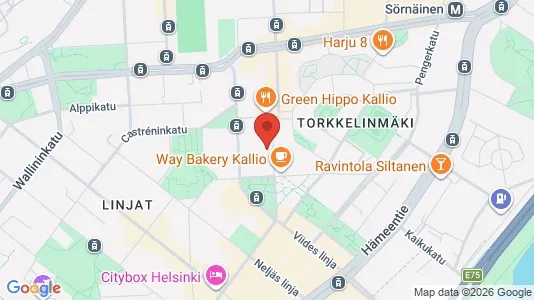 Apartments for rent i Helsinki Keskinen - kort over placeringen