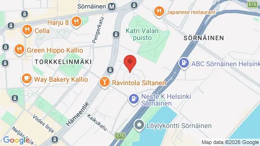 Apartments for rent i Helsinki Keskinen - kort over placeringen