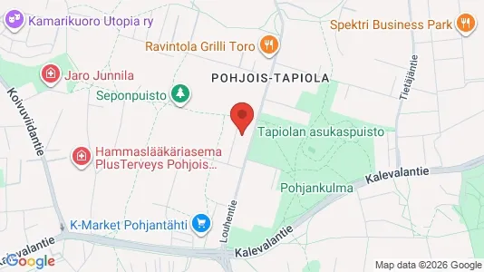 Apartments for rent i Espoo - kort over placeringen