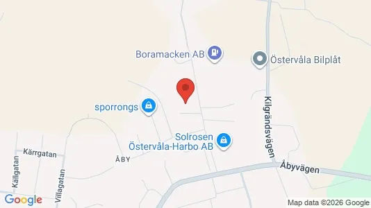 Apartments for rent i Heby - kort over placeringen