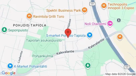 Apartments for rent i Espoo - kort over placeringen