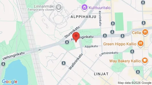 Apartments for rent i Helsinki Keskinen - kort over placeringen