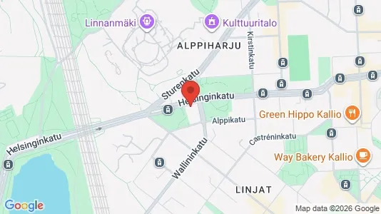 Apartments for rent i Helsinki Keskinen - kort over placeringen