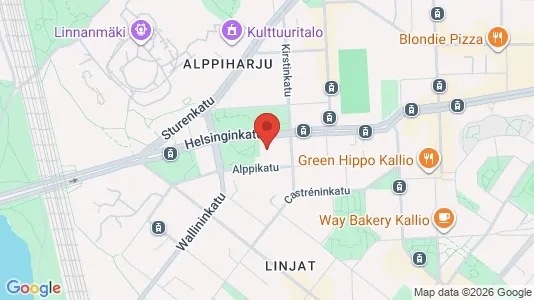 Apartments for rent i Helsinki Keskinen - kort over placeringen
