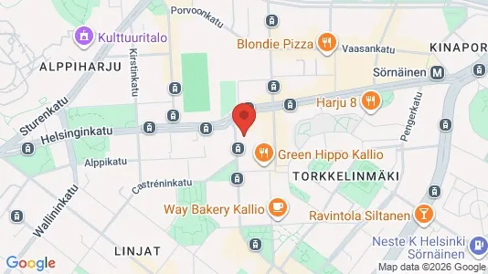 Apartments for rent i Helsinki Keskinen - kort over placeringen