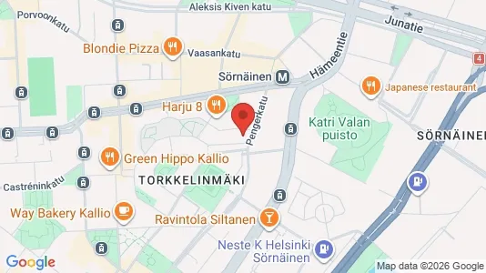 Apartments for rent i Helsinki Keskinen - kort over placeringen