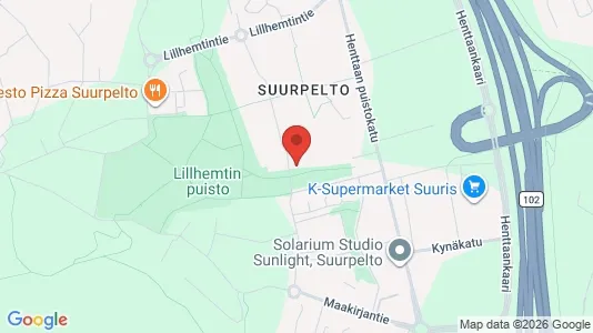 Apartments for rent i Espoo - kort over placeringen