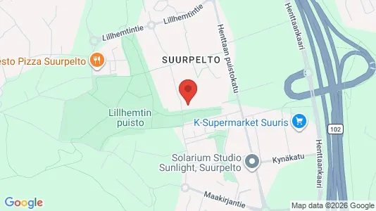 Apartments for rent i Espoo - kort over placeringen
