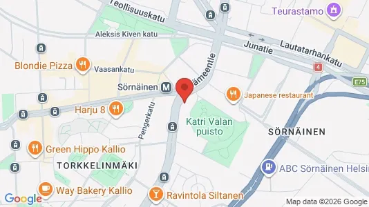Apartments for rent i Helsinki Keskinen - kort over placeringen